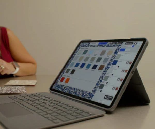 Custom options on a tablet