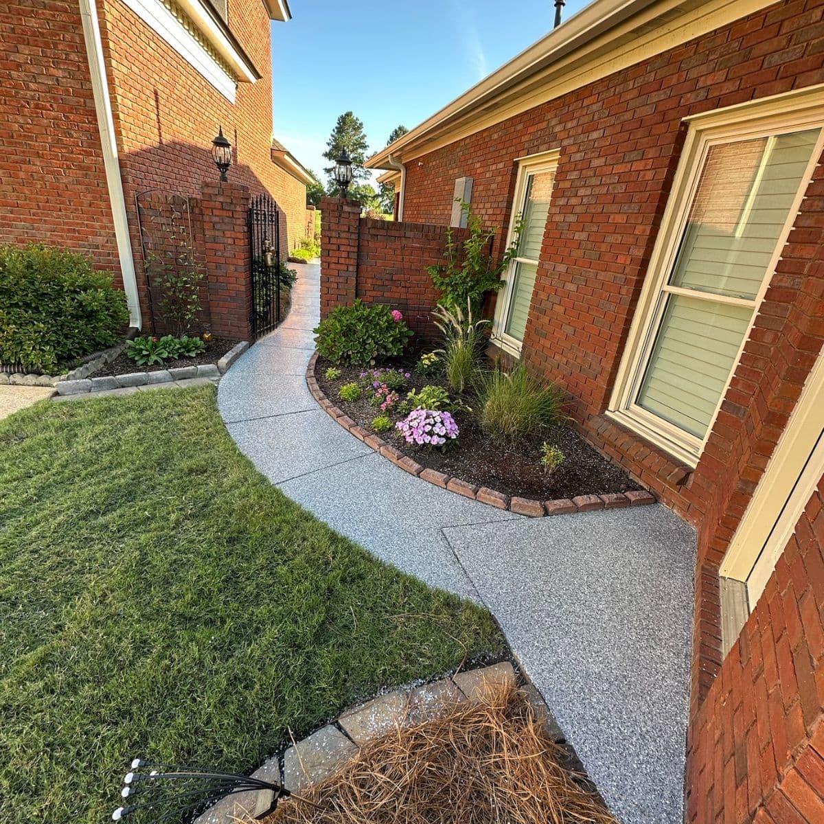 Sidewalk floor coating service