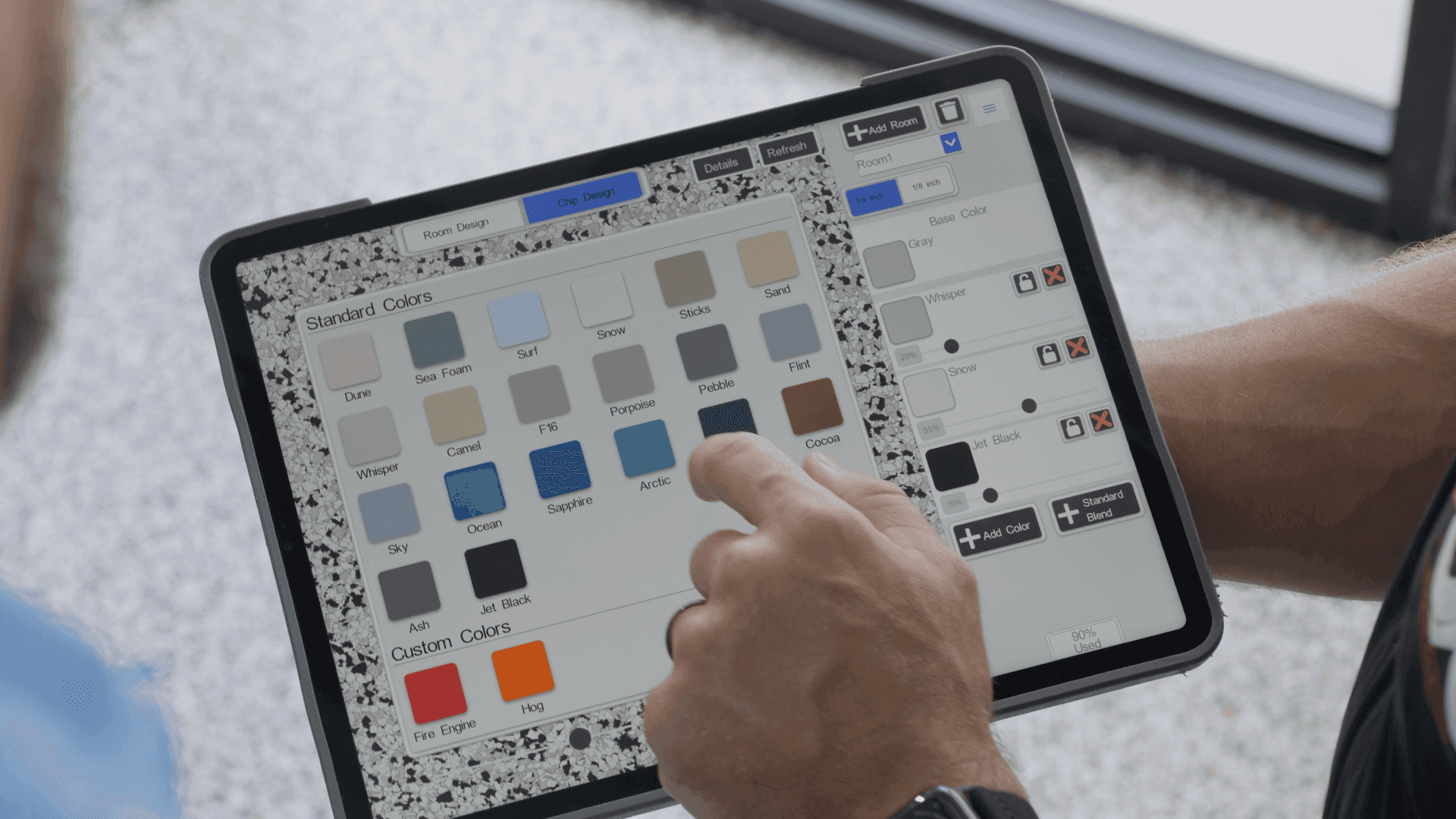 Design Your Custom Floor During Your Consultation