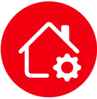 House with Gear Icon
